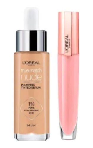 Base Maquillaje Loreal True Match Serum Y Labial Paradise