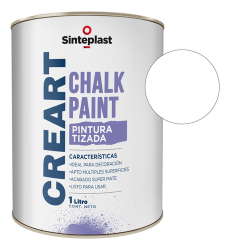Creart Chalk Pintura A La Tiza Sinteplast 1l