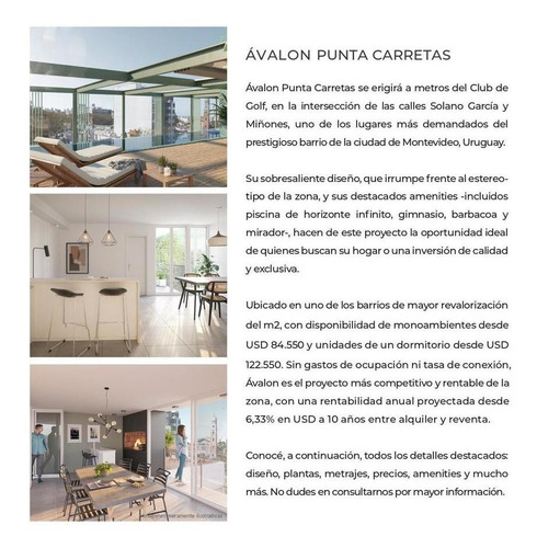 Imagen 3 de 11 de Departamento - Punta Carretas