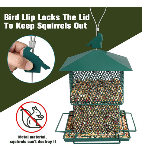 B Comederos Para Pájaros Silvestres En El Exterior,