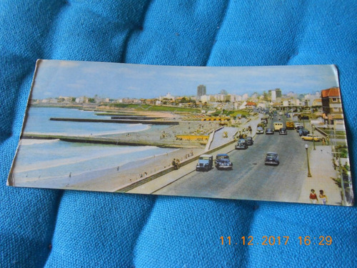 Mar Del Plata Postal Playa La Perla Decada Del 50 N° 1067