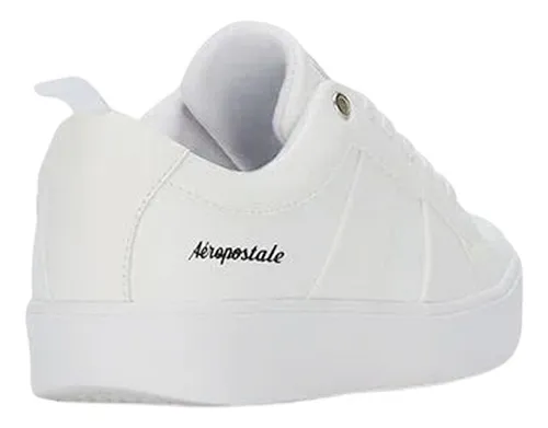 Tenis Blancos Liso Mujer Aeropostale Corsu 8822 Original