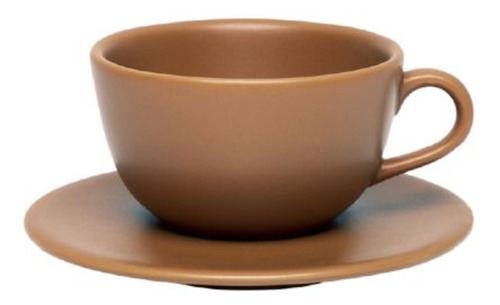 Taza De Te Con Plato Unni Ceramica Oxford Avela 200cc