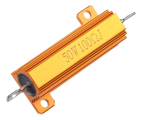 Resistencia De Caja Aluminio 50w 100ohm 5% Tolerancia 1pcs