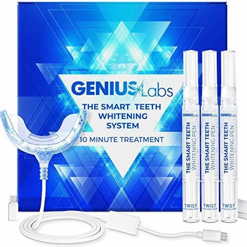 Geniuslabs - Kit De Blanqueamiento De Dientes, 16 Luces Led 