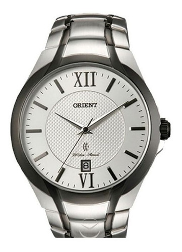 Reloj Orient Hombre De Acero Calendario Con Negro Fund9003w0