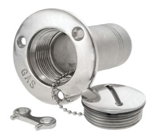 Bocal De Abastecimento Agulheiro Inox Gás  1.1/2 Inox