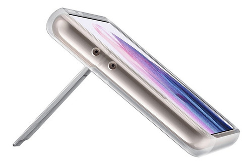 Imagem 2 de 6 de Capa Clear Standing Samsung Galaxy S21+ Transparente