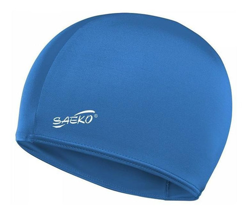 Gorra Natacion Polyester Saeko Azul