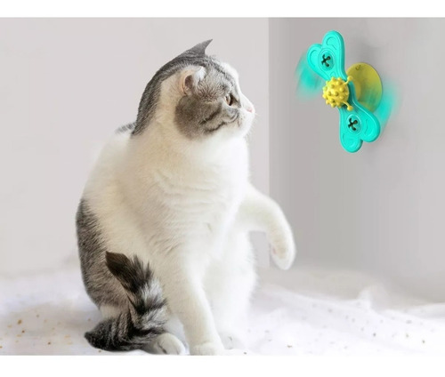 Juguete Interactivo Giratorio Catnip Gato