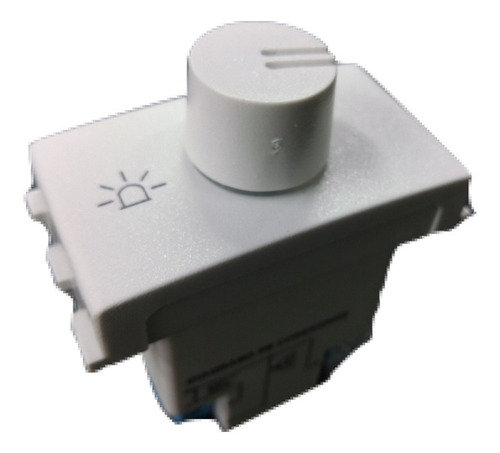 Imagen 1 de 5 de Regulador Dimer Led Teclastar Piano Quadra Minimal Blanco