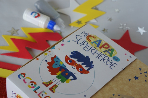 Imagen 4 de 4 de Kit Para Crear Mi Disfraz De Superheroe. Arte Infantil.