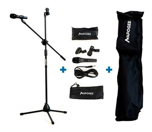 Kit Microfono Con Cable + Soporte + Funda Apogee U-kit