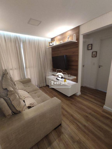 Apartamento Com 2 Dormitórios À Venda, 60 M² Por R$ 477.000,00 - Vila Alzira - Santo André/sp - Ap15831
