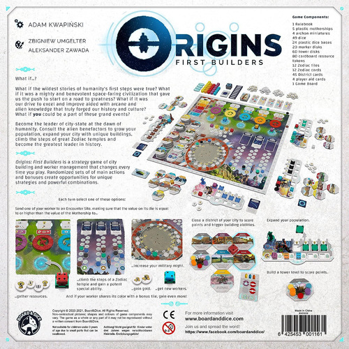 Juego De Mesa Origen: First Builders/construccion