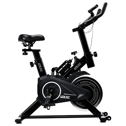 Bicicleta Ergométrica Bike Spinning 6kg de inércia Fitness Preto Ltx Fit Para Ca