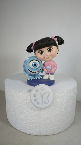 Monsters Inc, Mike Y Boo Adorno Artesanal
