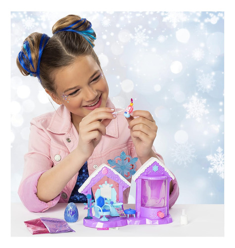 Hatchimals Collegtibles, Juego De Salón De Brillo Con 2 Excl