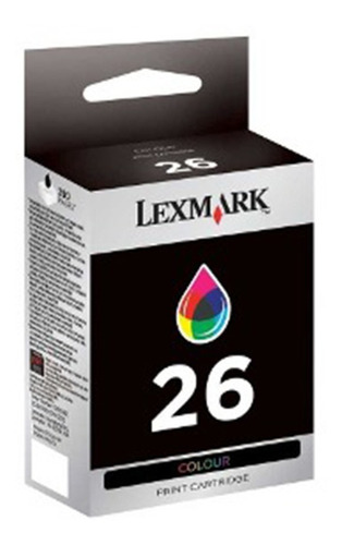 Cartucho Tinta Tricolor Lexmark 26 - 10n0026