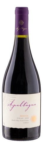 Vinho Chileno Tinto Seco Reserva Apaltagua Syrah Valle del Maule Garrafa 750ml