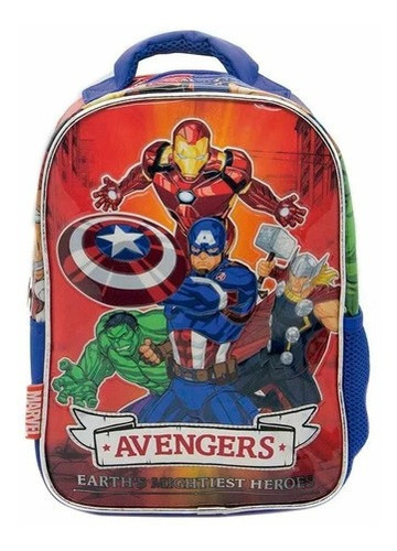 Avengers Mochila Espalda 12 PLG Sp154 Color Azul