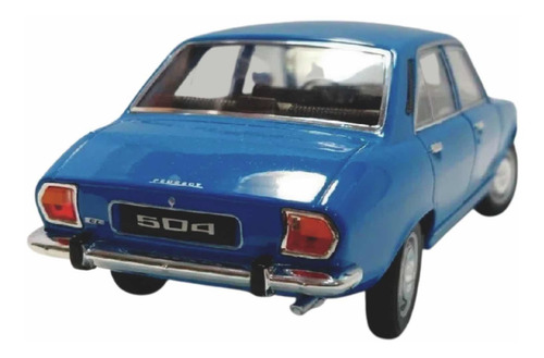 Imagen 4 de 7 de Peugeot 504 Welly 1975 Auto 1/34 Colección Metal La Plata