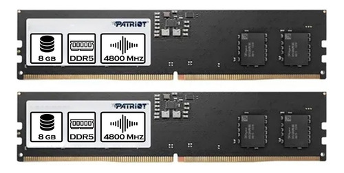 Memorias Ram Ddr5 16gb (2x8) 5600mhz Patriot Signature Pcreg