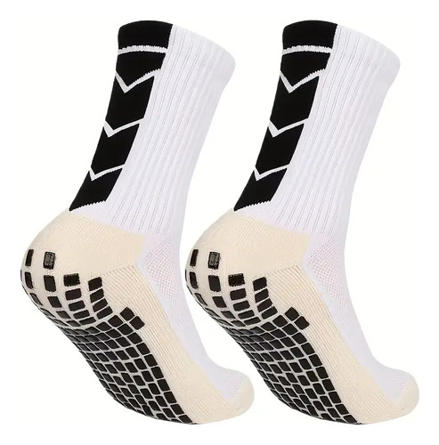 Calcetas Antiderrapantes Para Deporte Para Hombre | Mujer Blanco Estampado Unitalla