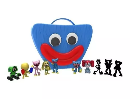  Poppy Playtime - Juego de estuche de coleccionista de  minifiguras con Huggy Wuggy (10 figuras con exclusivas, serie 1) : Juguetes  y Juegos