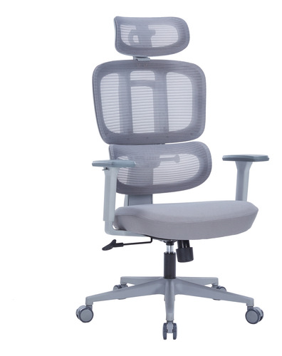 Silla De Oficina Shenlong Ergonómica Y Reclinable 135° Gris