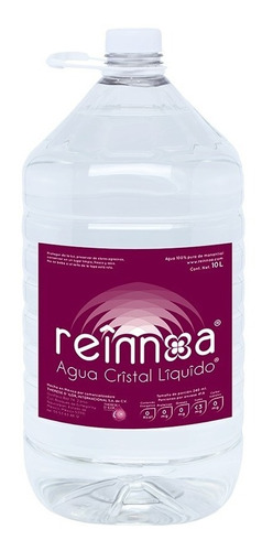 Reinnoa Agua Cristal Liquido 10lt (2 Garrafones)