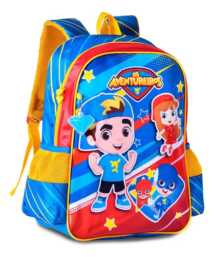 Mochila Costas Escola Infantil Aventureiros Luccas Neto-clio