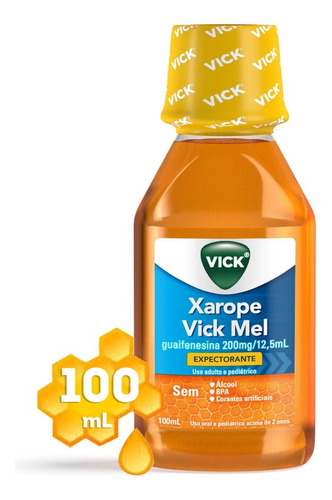 Xarope Vick Mel Adulto E Pediátrico 100ml