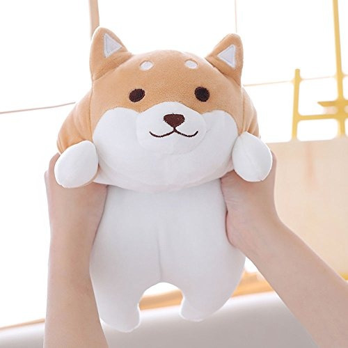 Shiba Inu Perro De La Felpa Suave Almohadilla De Tiro Almoh