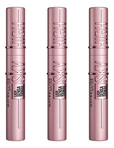 Maybelline Sky High Lash Sensational Color Negro 3pz
