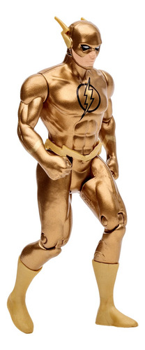 Figura Dc Direct Super Powers 13 Cms Flash Dorado