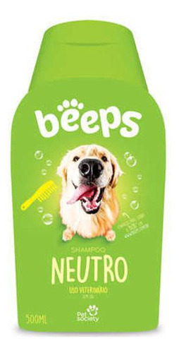 Shampoo Beeps Neutro Pet Society 500ml