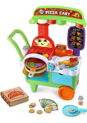Vtech Leapfrog Juguete Carrito Para Pizza, Luces Y Sonidos. Color Verde