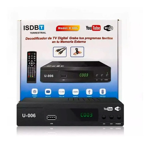 Decodificador De Tv Digital Full Hd 1080p Real Lcd,plasma