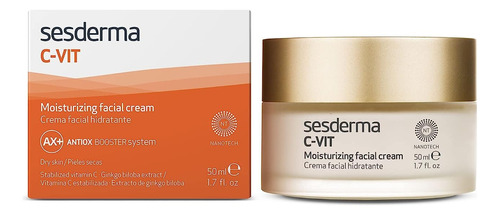 Sesderma C-vit Crema Facial Hidratante, 1.7 Fl Oz