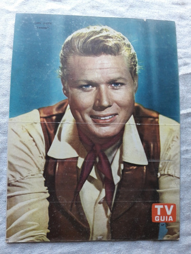 John Smith Laromie - Antiguo Poster Revista Tv Guia N° 27 