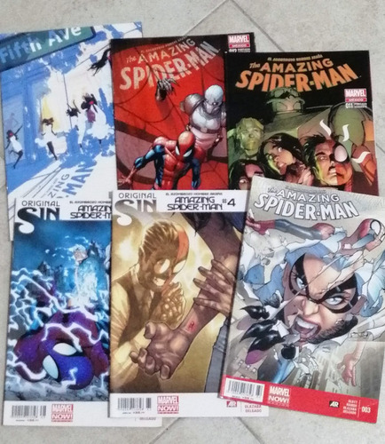 The Amazing Spiderman 3,4,5- 11,12,13 Marvel Now!