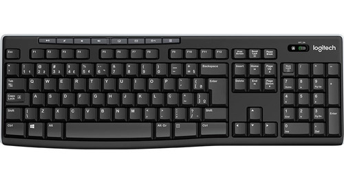 Teclado Sem Fio Logitech K270 Multimídia Unifying Abnt2