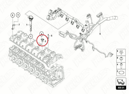 Sensor Fase Comando Fusca 2.0 Tsi R-line 2014-2016 Original