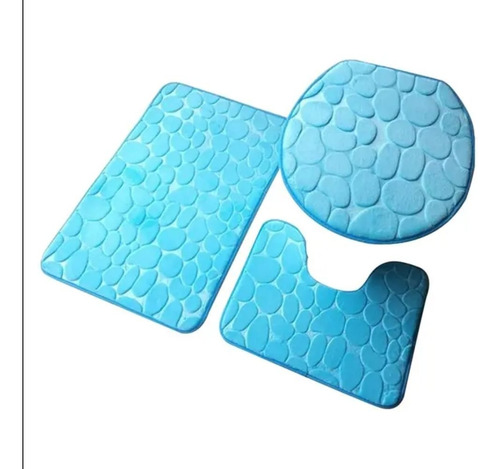 Juego De 3 Alfombras De Baño