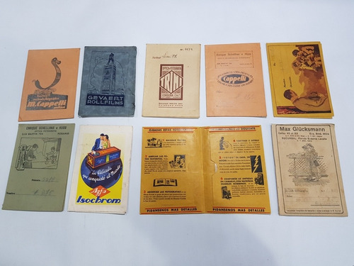 Imagen 10 de 10 de Antigua Fotografía Sobres Estuches Negativos Lote Mag 58646