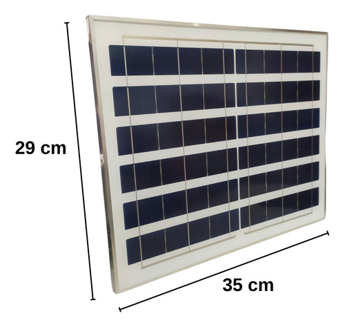 Reflector Led 200w Con Panel Solar Cubull Pz-200
