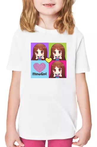 Camisa Camiseta Julia Minegirl Gamer r