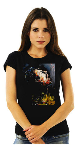 Polera Mujer Queen Freddie Mercury Painting Rock Impresión D