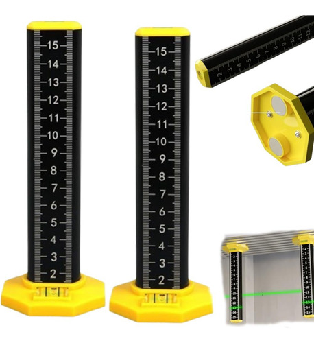 Regla De Altura Para Azulejos De Techo Y Suelo, Escala Doble